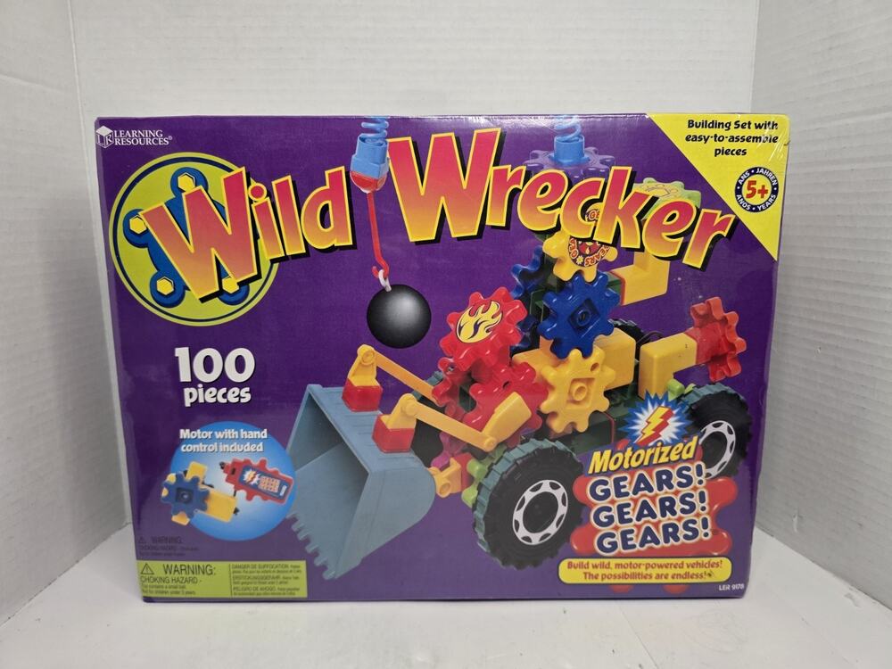 Sealed Resources Wild Wrecker Gear Building Kit Motorized 100 Pieces